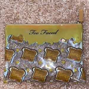 Too faced makeup bag.